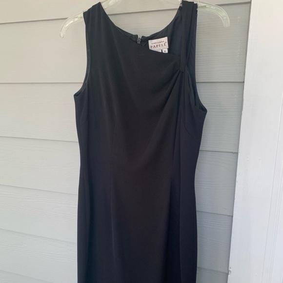 Adrianna Pappel midi dress. Black. size small. EUC - Picture 1 of 6